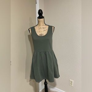 Forest Green dress with pockets